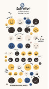 Smiley Face Hu Hu Suatelier Stickers