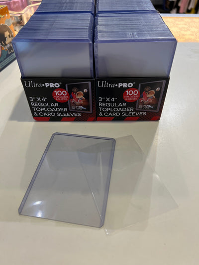 3" x 4" Ultra Pro Regular Toploader and Card Sleeve