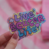 Live a Cuter Life Cutie Club Collection Vinyl Sticker