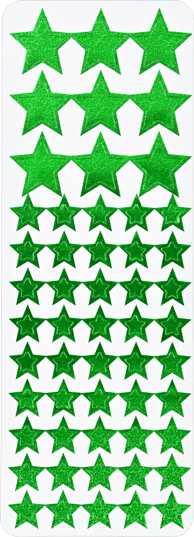 Color Foil Stars Sticker Set