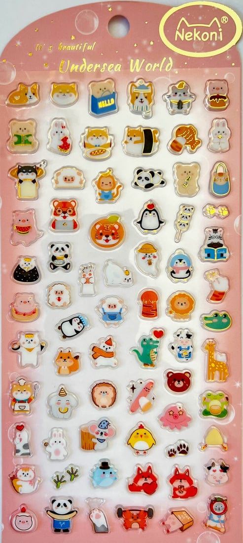 Animal Party Stickers